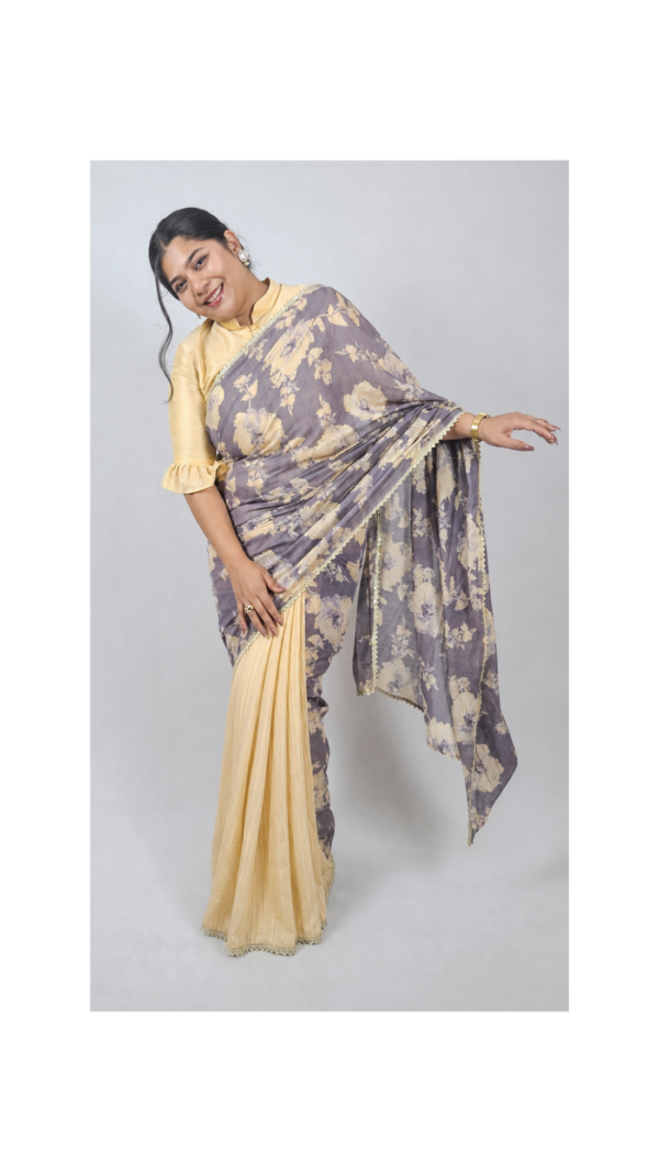 Maya- 1 bottom and 2 pallu saree (2 looks)