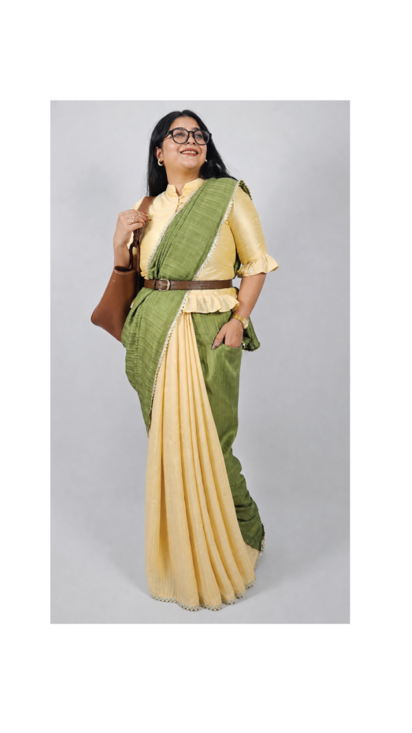 Maya- 1 bottom and 2 pallu saree (2 looks)