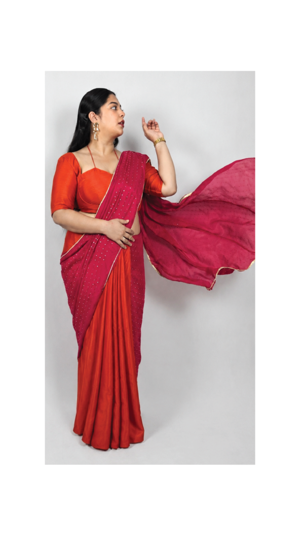 Rangini-1 Bottom and 3 pallus (3 looks)