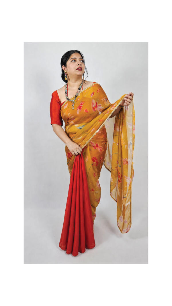Rangini-1 Bottom and 3 pallus (3 looks)