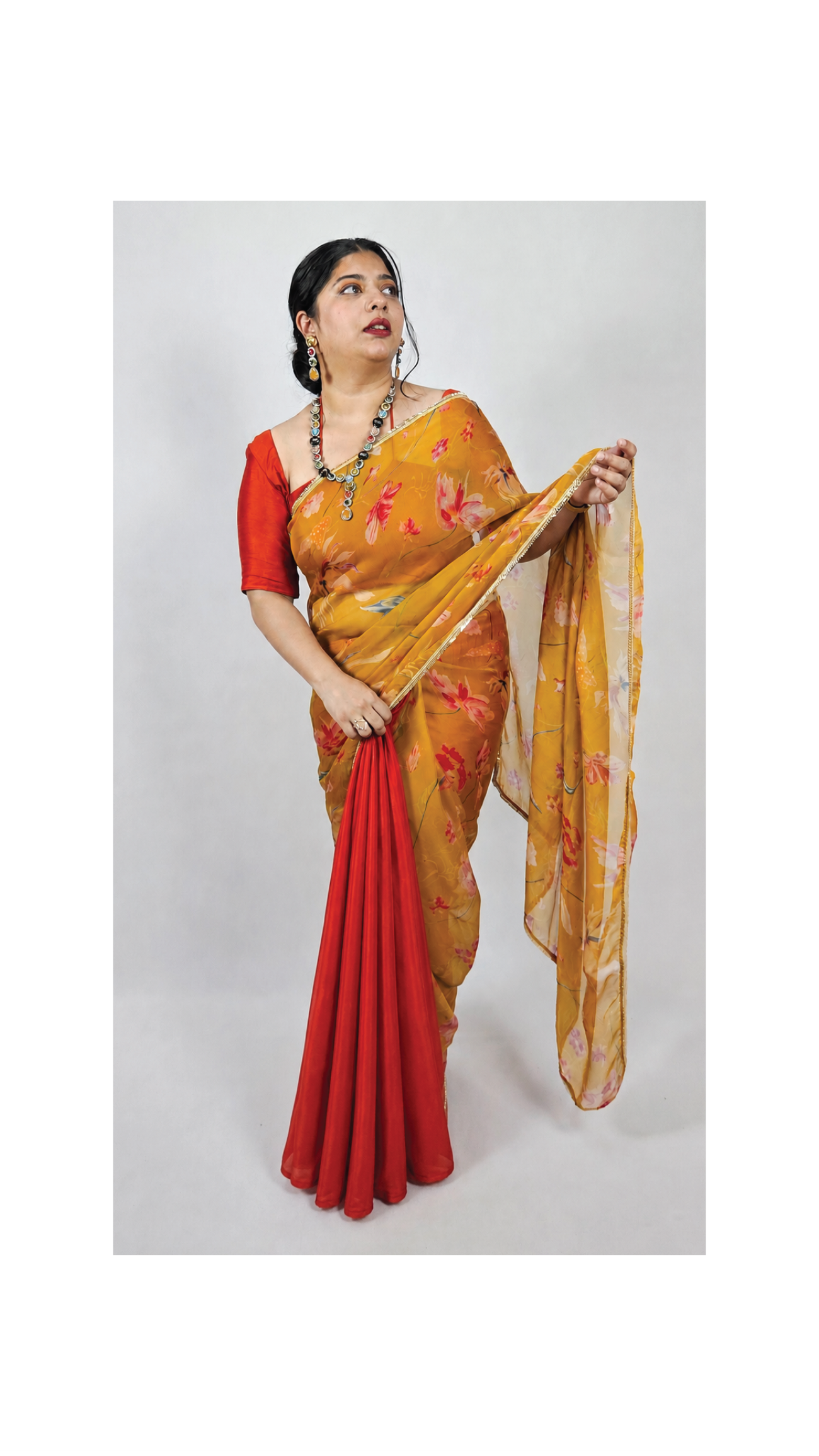 Rangini-1 Bottom and 3 pallus (3 looks) - Image 4