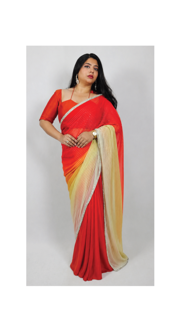 Rangini-1 Bottom and 3 pallus (3 looks)