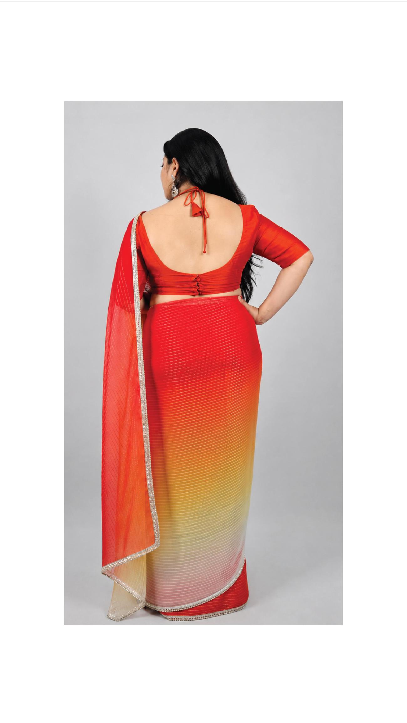 Rangini-1 Bottom and 3 pallus (3 looks) - Image 9