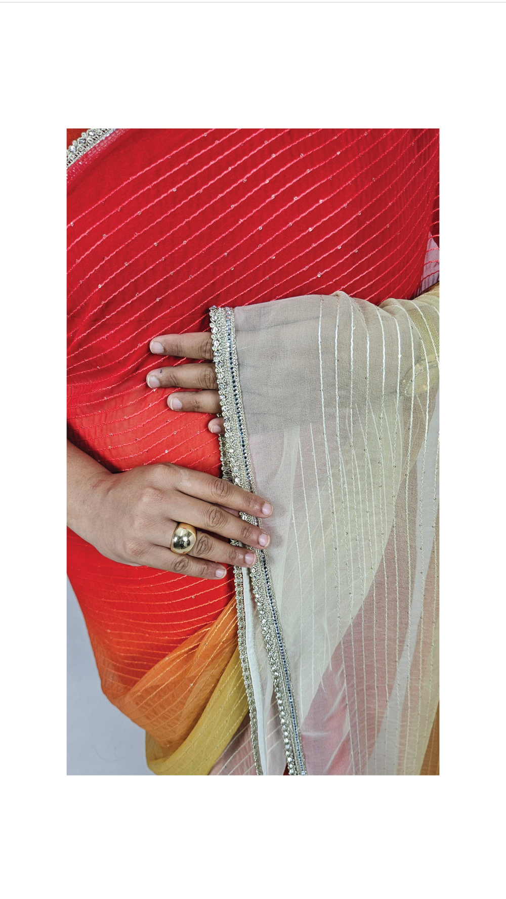 Rangini-1 Bottom and 3 pallus (3 looks) - Image 11