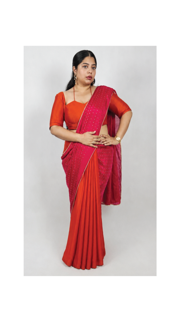 Rangini-1 Bottom and 3 pallus (3 looks)