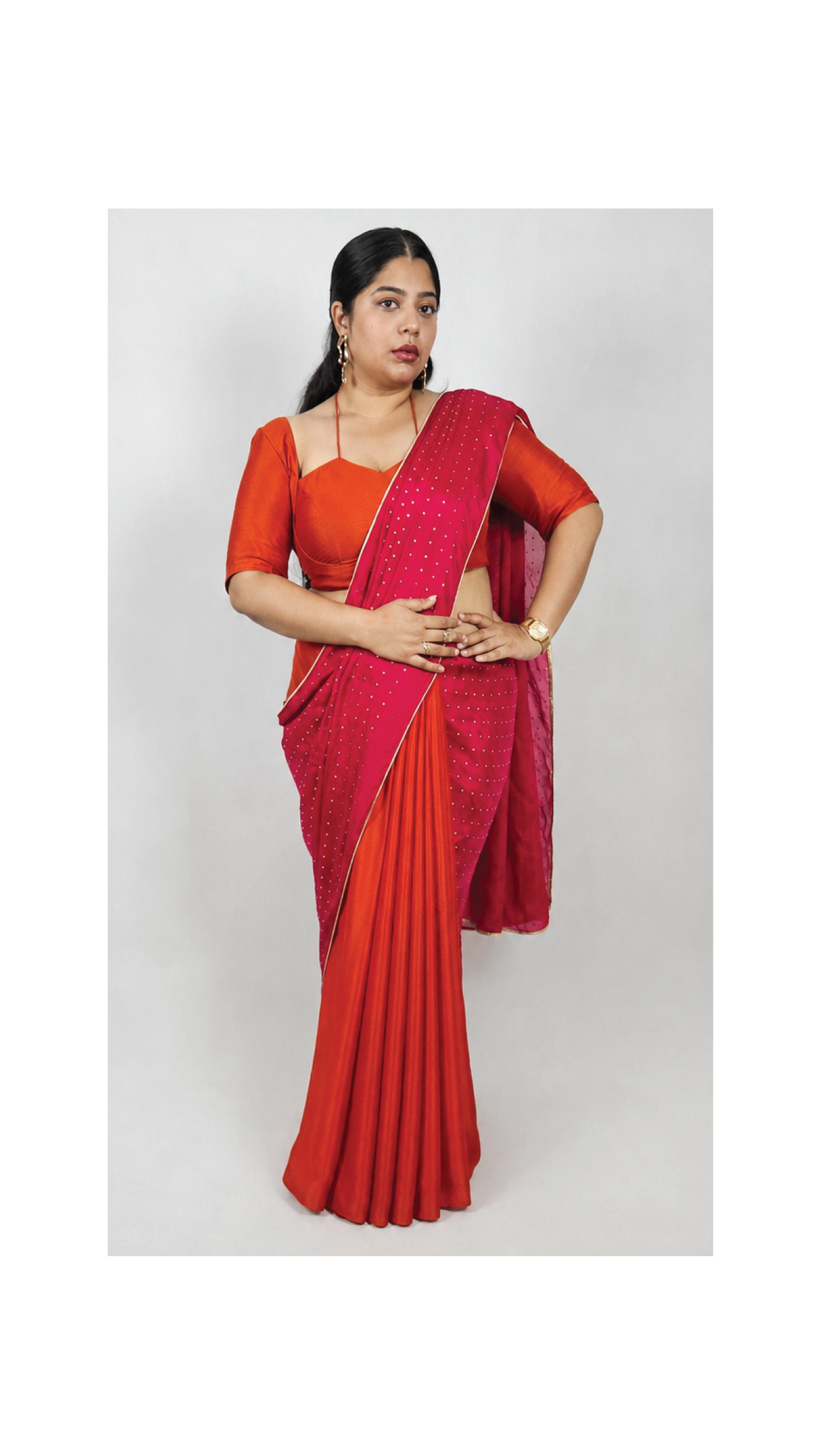 Rangini-1 Bottom and 3 pallus (3 looks) - Image 12