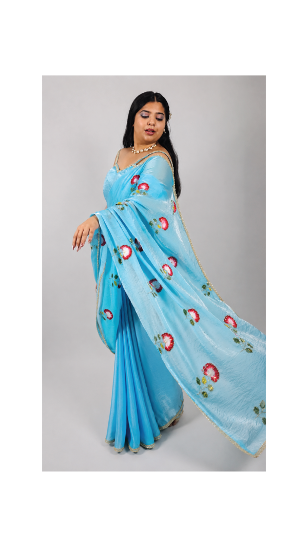 Zariya-1 bottom and 2 pallu saree (2 Looks)