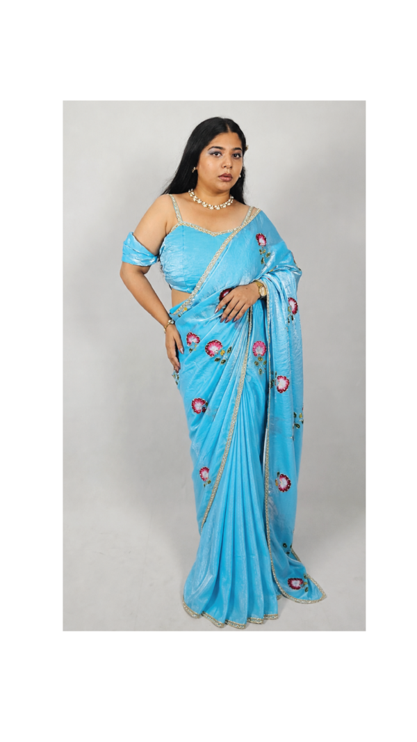 Zariya-1 bottom and 2 pallu saree (2 Looks)
