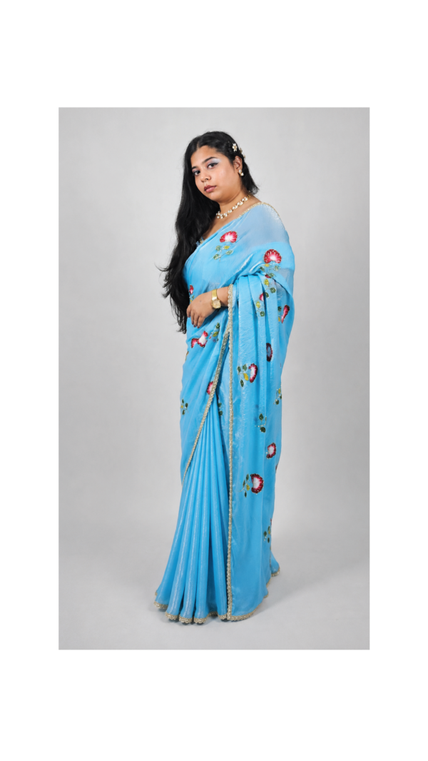 Zariya-1 bottom and 2 pallu saree (2 Looks)